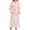 A-White555, variant on XIAONU Hooded Bow-Print Belted Long Robe for Women Soft Plush Cozy Relaxed Bedtime Nightwear