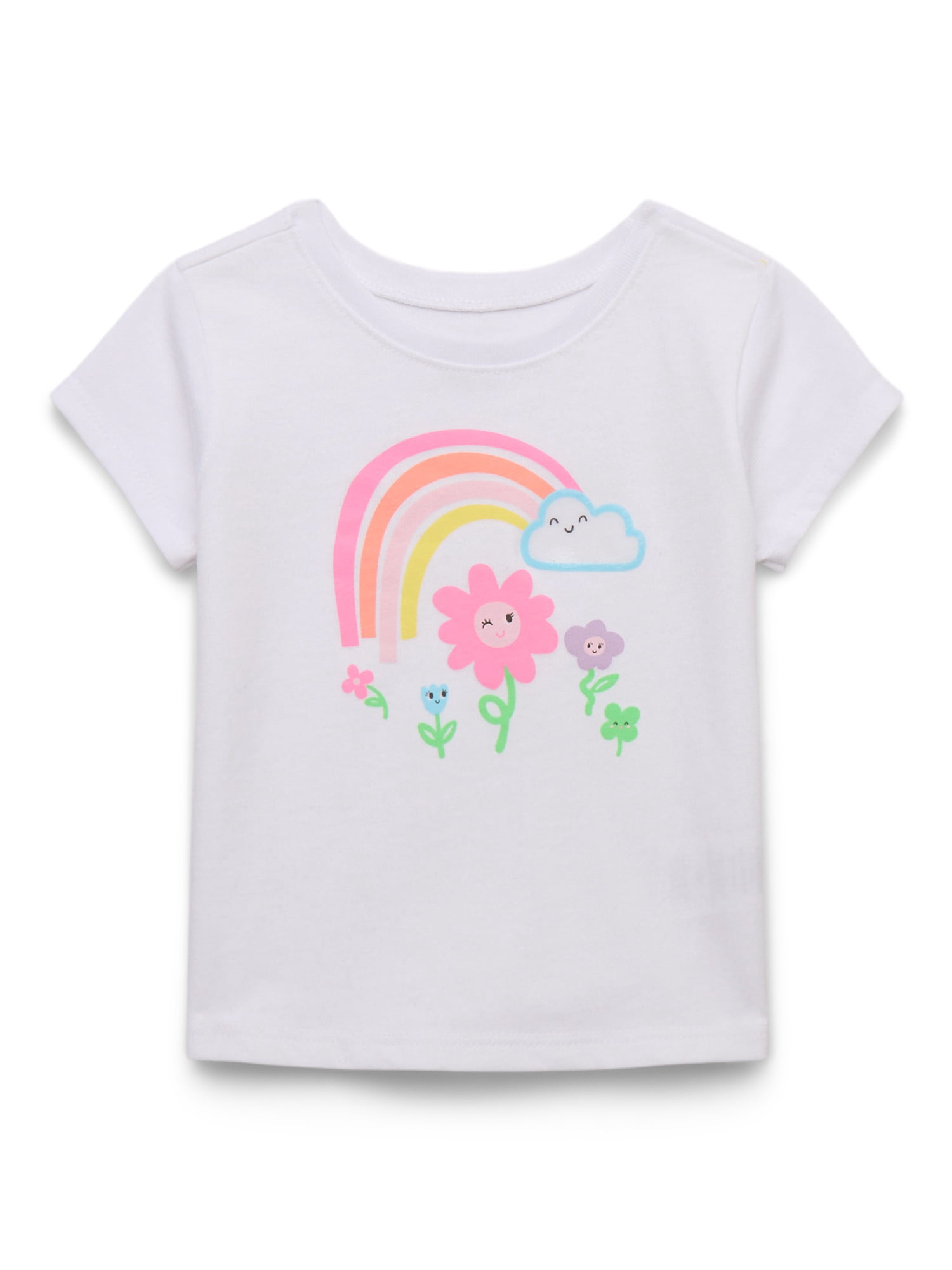 Garanimals Baby Girl Mix and Match Outfit Kid-Pack, 6-Piece, Sizes 0-24 Months