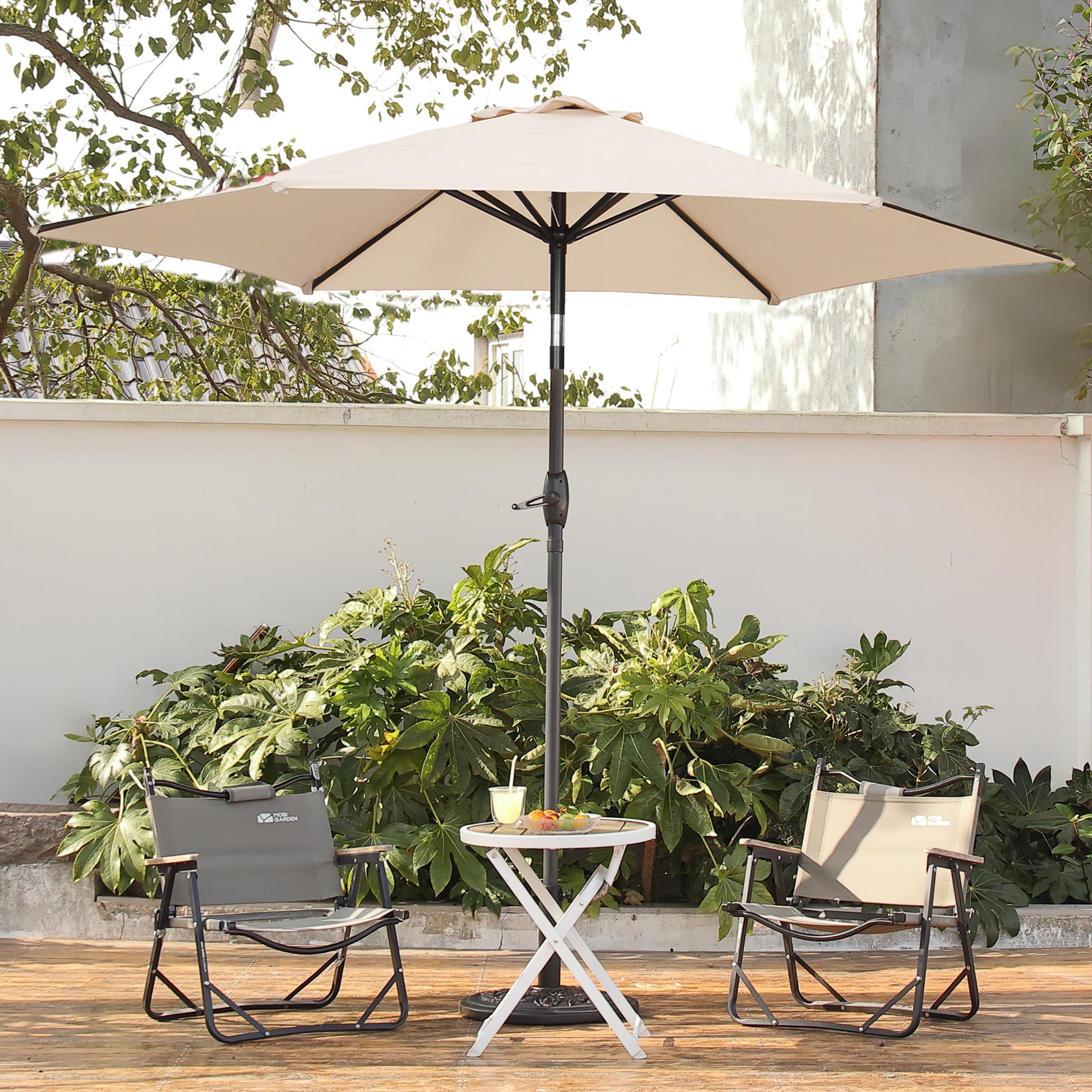 kontiki 7 piece outdoor patio set with umbrella MFSTUDIO 7pcs Table and Chairs,60 Rectangular w/ Hole duty 304 stainless steel connectors ensure that your investment remains stable and rust Nuu Garden Patio 7-Piece Dining