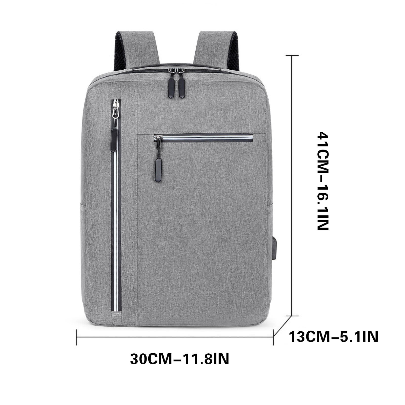 Fashion Male Business Backpack Set, 3-Piece USB Charging Laptop Bag, High-Capacity Bag for Women Men