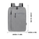 thumbnail image 3 of Mochila Pisexur de tres piezas para hombre, con carga USB, para ordenador portátil, de negocios, para estudiantes, para niños y estudiantes., 3 of 9