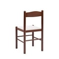 thumbnail image 6 of Linon Julian Wood Set of Two Side Dining Chairs in Walnut Brown, 6 of 15