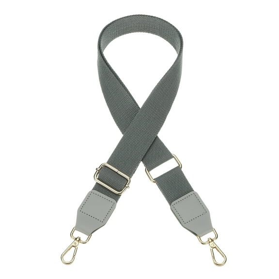 Uxcell Wide Shoulder Purse Strap [1Pcs] - 55 Inch Adjustable Straps Replacement for Handbags Use For Purse & Crossbody Bag & Guitar & Canvas Bag - [Dark Grey]