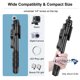 thumbnail image 3 of Innotech SC Trípode Selfie Stick Ajustable de 67 Pulgadas con Control Remoto y Luz Flash Incorporada: Trípode Portátil para iPhone, Android, GoPro, Grabación de Video, Transmisión en Vivo, Vlogging, Fotografía, 3 of 13