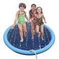 thumbnail image 3 of Play Cooling Pet Sprinkler Mat Swimming Pool Outdoor Inflatable Water Spray Pad, 3 of 5