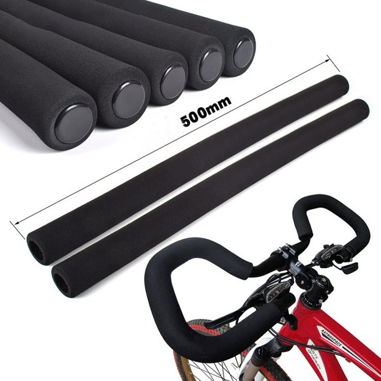 2 Pcs Bicycle Bike MTB Handlebar Tube Sponge Foam Rubber Handle Bar Grips Kits Sets Walmart