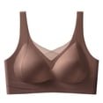 thumbnail image 3 of Vetsdori Wireless Everyday Bras for Women Breathable Bralette Push up No Padding,Large Bust Bras Womens Bras Casual, 3 of 6