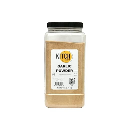 KITCH 24/7 Garlic Powder, 4 Livres