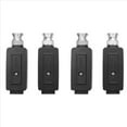 thumbnail image 1 of CCTV Camera Coax BNC RJ45 UTP Cat5 Active Video Balun Transceiver 2Pair,4 x Video Balun,black, 1 of 7