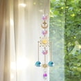 thumbnail image 4 of Adornos colgantes de decoración de , decoración dorada, regalos de cristal, colgante de para ventanas de jardín, atra Ventidor 2 Macarena Prisma de luz de cristal, 4 of 8