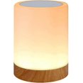 thumbnail image 1 of 13 Color Remote Control Seven Color Creative Wood Grain Rechargeable Night Light, Bedside Light, Desk Light, Touch Tap, Atmosphere Light, Timed Turn O, 1 of 5