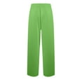 thumbnail image 5 of JGNGSHN Mens Wide Leg Pajamas Pants Drawstring Elastic Waist Solid Color Lounge Pants Pjs Bottoms with Pocket Button Fly Casual Fashion Trousers, 5 of 7