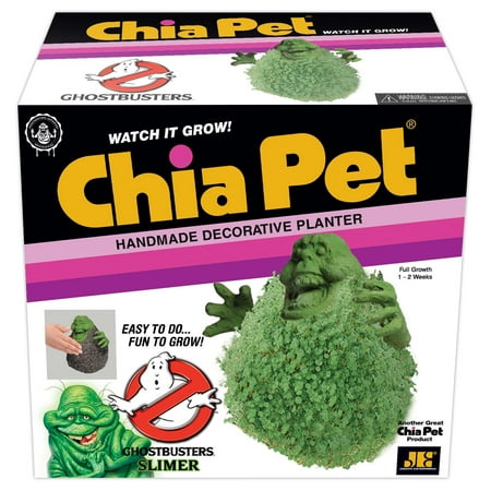 Chia Pet Slimer from Ghostbusters Decorative Pottery Planter, Easy to Do and Fun to Grow, Novelty Gift As Seen on TV