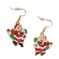 thumbnail image 2 of Mujeres Damas Varios Diseños De Navidad Gancho Cuelgan Clip Pendientes Espárragos Navidad, 2 of 7