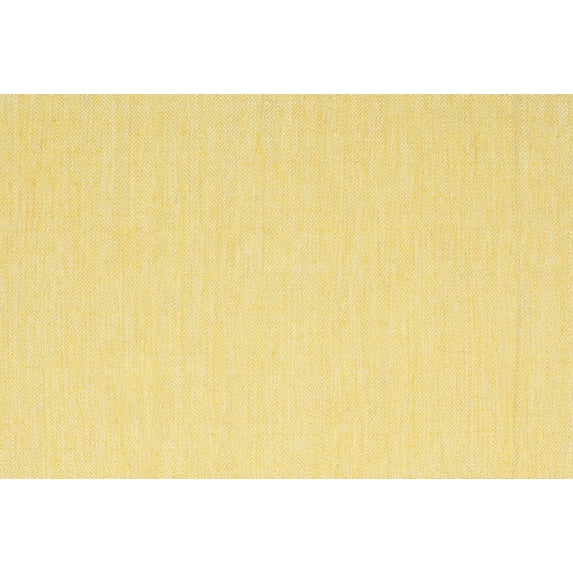 Ahgly Company Machine Washable Indoor Rectangle Contemporary Mustard Yellow Area Rugs, 5' x 7'