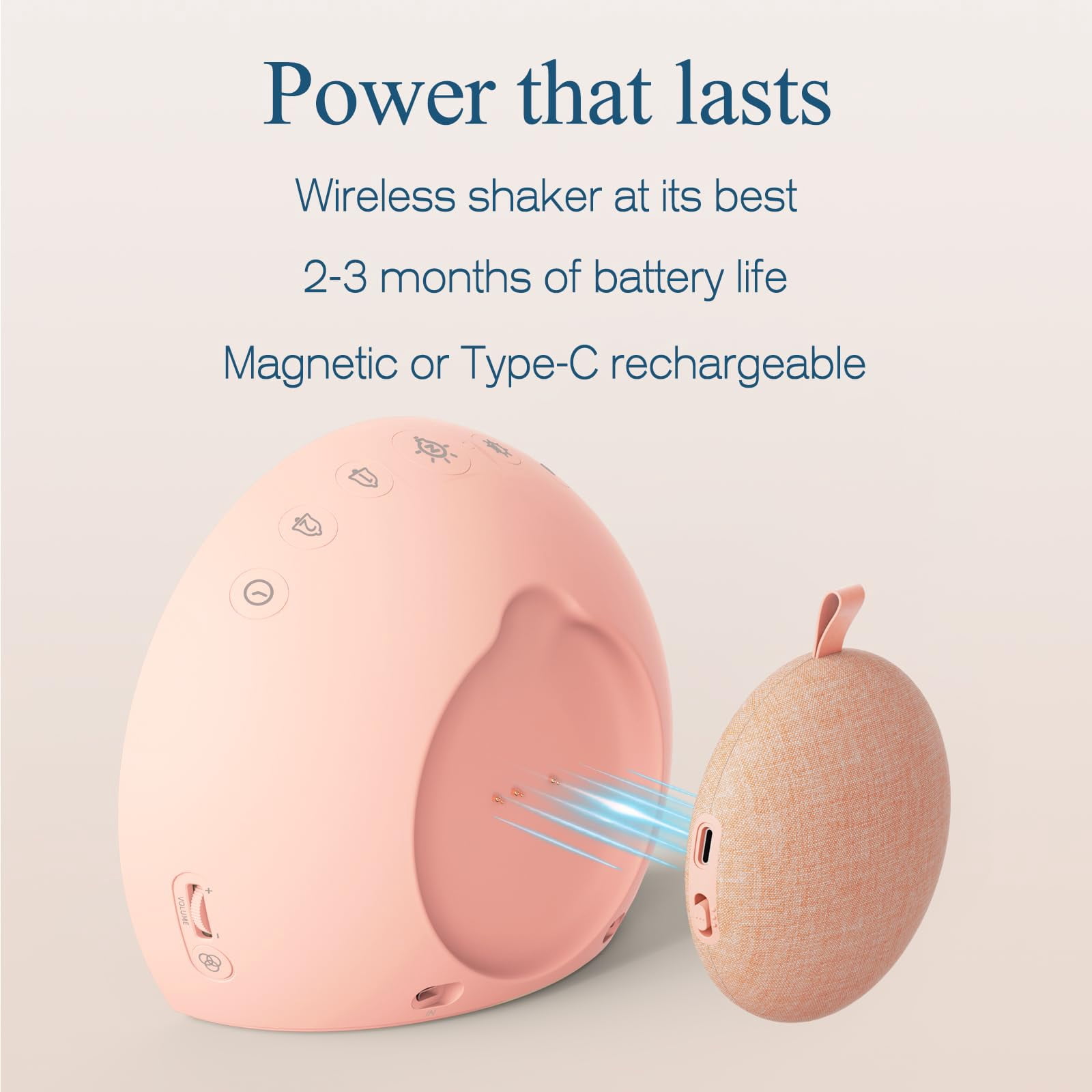 Loud Alarm Clock With Wireless Bed Shaker  Vibrating Dual Light Wake Up For Heavy Sleepers & Hearing Impaired 9-color Night 8 Alarms 0-100% Dimmer Usb Bedroom