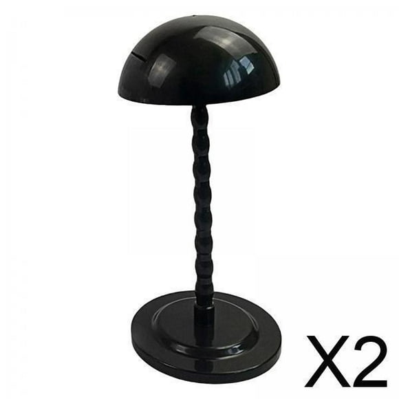 Soporte para peluca portátil,Soporte para peluca Tapa de hongo portátil Múltiples pelucas,Soporte para cabeza de peluca PP Almacenamiento antideslizante ajustable,Soporte de exhibición