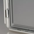 thumbnail image 5 of M&T Displays Opti Snap Picture Frame 11x17 Inch, Front Loading Diploma Frame, Silver Color 1" Aluminum Profile Size, 2 Packs, 5 of 7