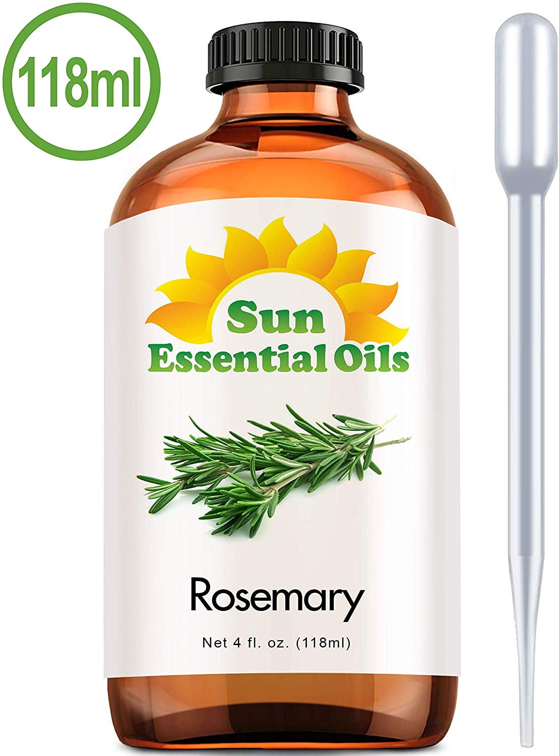 Sun Essential Oils Rosemary (Large 4oz) Best Essential Oil