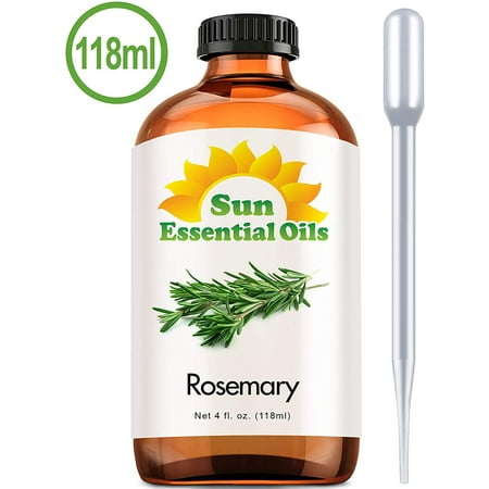 Sun Essential Oils Rosemary (Large 4oz) Best Essential (Best Essential Oil For Energy)