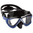 thumbnail image 1 of Visor Máscara Adulto CRESSI  Liberty Quattro Negro/Azul/Plata Cuatro Lentes Transparentes Amplia Visión, 1 of 2