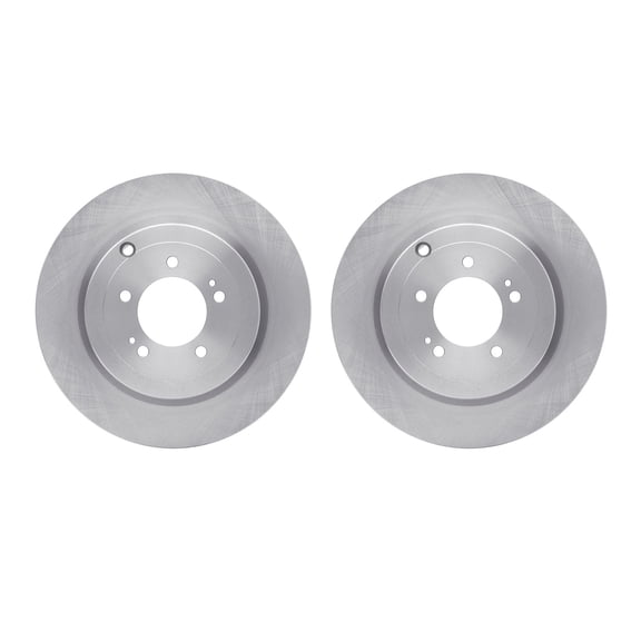 Dynamic Friction Company Rear Brake Rotors 6002-72041