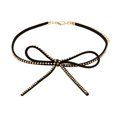 thumbnail image 1 of Collar de Moda Zulema Bowknot de Remache Color Oro 38 cm, 1 of 8