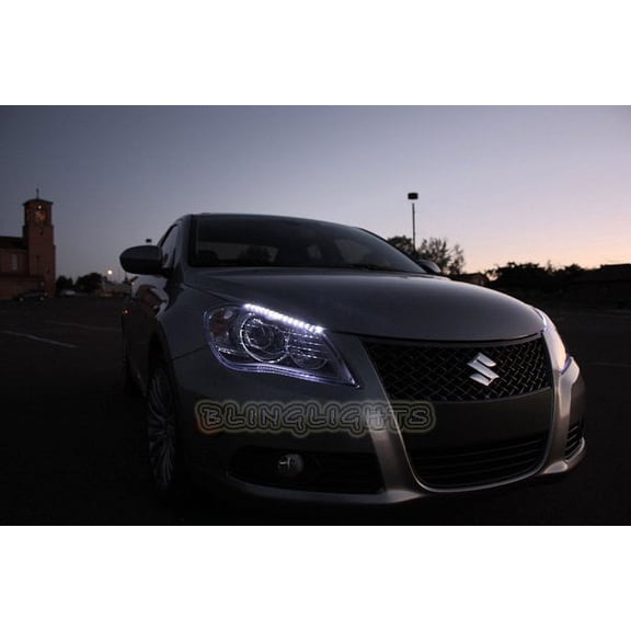 For 2009 2010 2011 Suzuki Kizashi LED DRL Strips Headlamps Headlights Head Lamps Lights LEDs DRLs