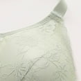 thumbnail image 6 of AINIYS Breathable Everyday Bras Plus Size Armpit Fat Control Bra Floral Lace Cleavage Bra Secure Fit Bra for Women Bralette Lift and Support Push-Up Bra Green M, 6 of 8