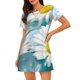 thumbnail image 1 of Disketp Daisy Flowers para Camisón Corto de Manga Corta para Mujeres, Camisón Cómodo con Escote Redondo, Bonito y Confortable, 1 of 6
