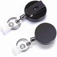 thumbnail image 1 of Retractable Badge Holder Reel, Durable Metal Retractable Keyring Keychain, Heavy Duty Zinc Alloy Badge Holder Lanyard Reel With Belt Clip Retractable, 1 of 5