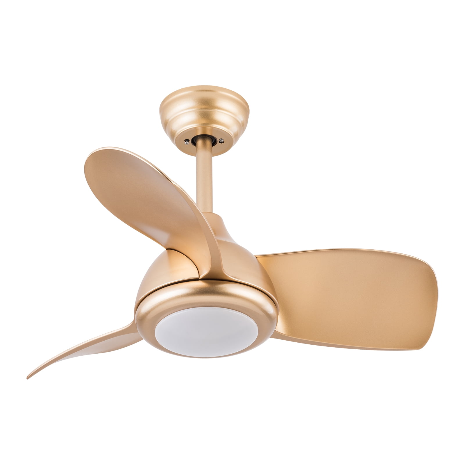 Modern Ceiling Fan with Light and Remote Control – 30-inch, 6-Speed, Energy Efficient, Silent Copper Motor, Adjustable Height