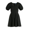 thumbnail image 5 of Scoop Women’s Pleated Mini Dress with Puff Sleeves, Sizes XS-XXL, 5 of 5