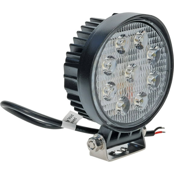 Tiger Lights LED Round Spot Beam TL100R 12V, 2.2 Amps, 27 Wattage, Spot Off-Road Light