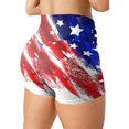 thumbnail image 3 of Charmgo Womens Shorts Clearance, Women Printing Workout Leggings Fitness Sports Running Yoga Athletic Pants Running Shorts for Women Shorts for Women Capri Pants for Women Red, 3 of 6