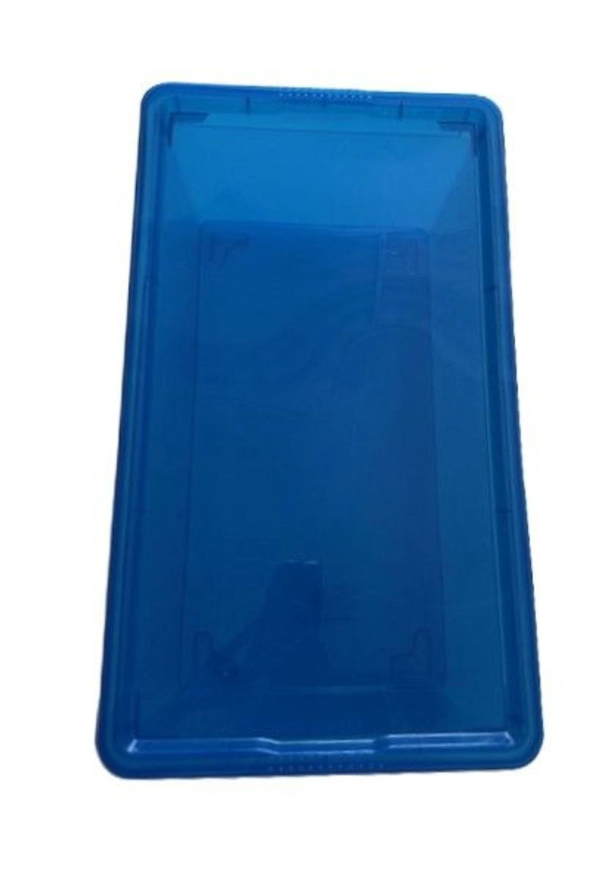 Plastic Storage Box 5L, Light Blue, 13.2"x7.5"x4.5", Qutu, Use by Adults and Teens