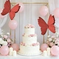 thumbnail image 5 of Yunuuuoa Butterflys Veils Window Decoration for Wedding Party Festival Outdoor Courtyard Scene Arrangement DIY Floral Decor with Hanging Bracket, 5 of 6