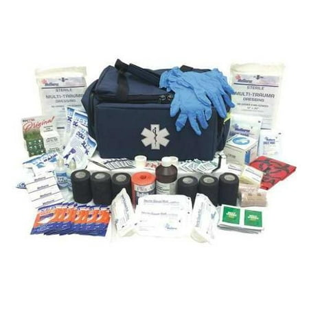 MEDSOURCE MS-75145 First Responder Kit,Navy,26 Components G2679260