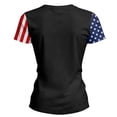 thumbnail image 6 of Domzest 9/11 25th Anniversary Shirt for Women Never Forget Patriotic T-Shirt Short Sleeve Crew Neck USA Flag Graphic Tee Black M, 6 of 6