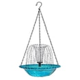 thumbnail image 4 of Bain d'Oiseaux Suspendu avec Fontaine Solaire Bain d'Oiseaux Solaire Fontaines Bains d'Oiseaux Suspendus pour l'Extérieur Blu_Perfect Gift, 4 of 5