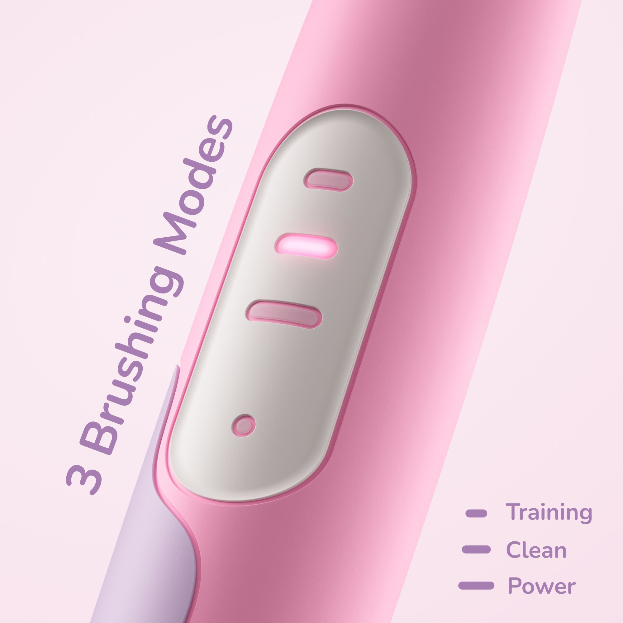 Ordo Kids Rechargeable Sonic Toothbrush - Squishmallows Patty - Pink