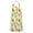 White Green Leaf, variant on Black Yellow Sunflower Pattern Apron-Garden Aprons for Women with Pockets-Cotton Linen Waterproof Kitchen Cooking Gardening Aprons Adjustable for Kitchen,Cooking,BBQ and Salon 33x27 Inch