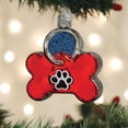 thumbnail image 2 of Old World Christmas Blown Glass Ornament for Christmas Tree, Dog Tag, 2 of 6
