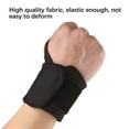 thumbnail image 2 of Yuarrent Muñequera de 2 piezas, Color sólido, deporte elástico, gimnasio, boxeo, levantamiento de pesas, soporte de bádminton, accesorios protectores Ropa Deportiva, Zapatos Yuarrent OD031869-00B, 2 of 6