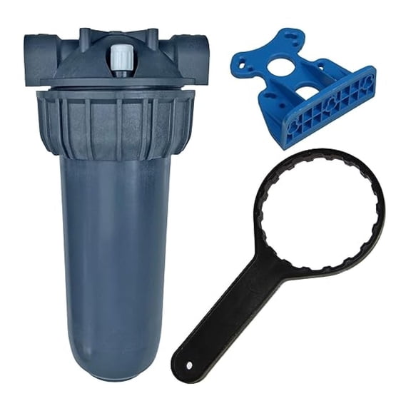 Hot Water Filter, Premier KWHW2510 High Temp Filtration System with 1 Inch NPT Female Inlet/Outlet