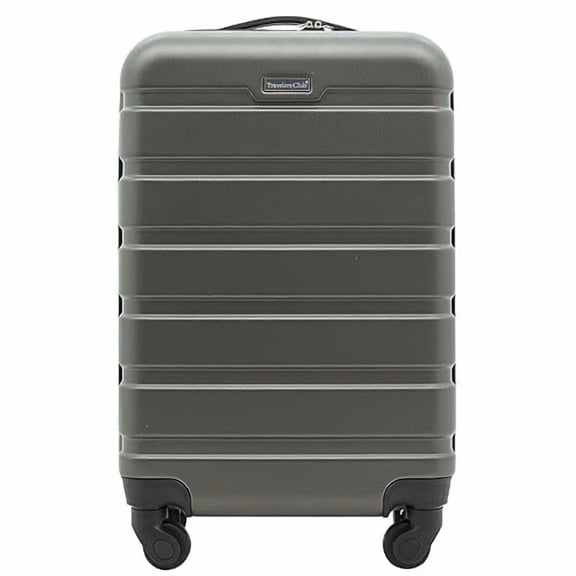 TRAVELERS CLUB HARPER LUGGAGE CHARCOAL 20-INCH CARRY-ON HS-87720-010