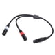thumbnail image 1 of Cable Masculino de 5 Pines XLR A DOBLE DE 3 PINES XLR, CABLE DE COBRE SIN OXÍGENO DE AUDIO XLR Splitter., 1 of 7