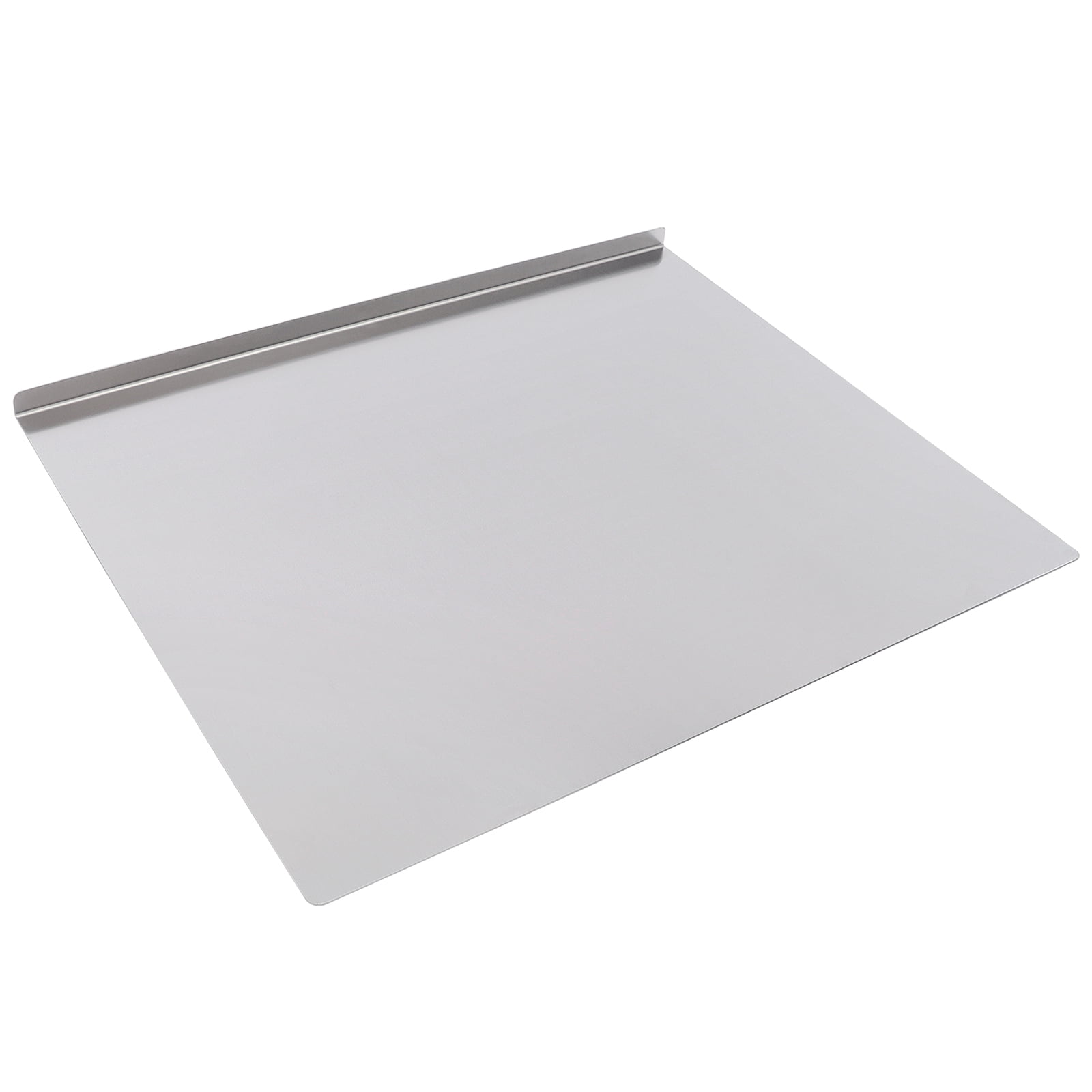 60*50*1.5cm Stainless Steel Chopping Cutting Board Counter Top Protector with L-shaped Folded Edge