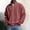 Red, variant on Hvogkswy Lightweight Jackets for Men Solid Loose Waffle-Knit Zip Up Collared Jacket Fall Casual Comfy Travel Hiking Sports Jacket