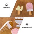 thumbnail image 2 of 1pc Wooden Kids Early Educational Toy Kids Simulation Ice Cream Plaything, 2 of 8